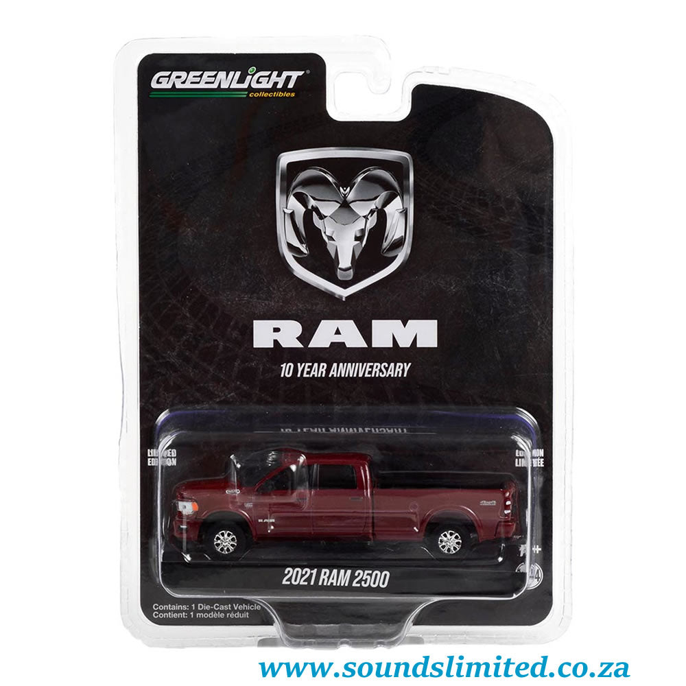 Greenlight 2021 Ram 2500 - 10 Years of Ram Trucks 1:64