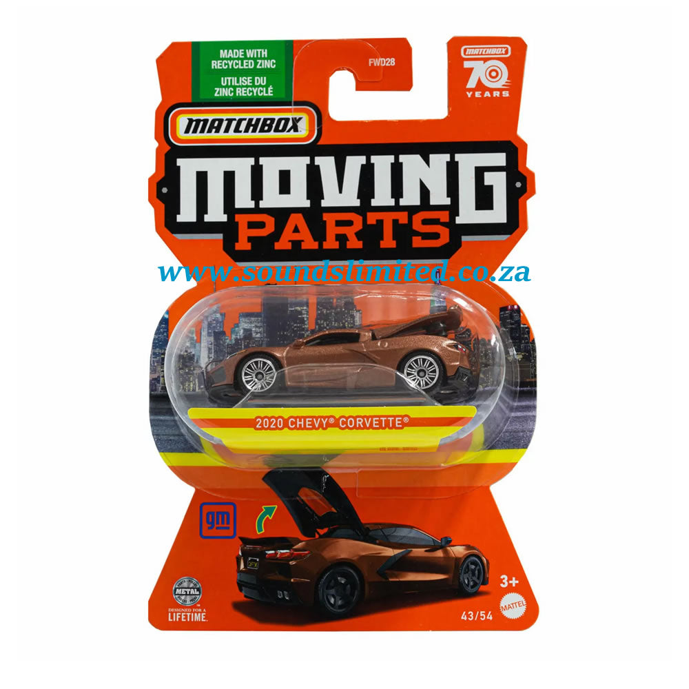 Matchbox Moving Parts - 2020 Chevy Corvette #43 - HLG28