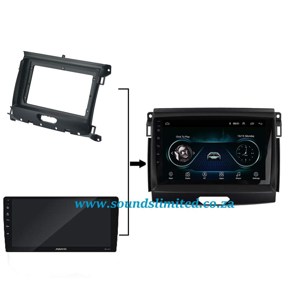 Adayo HMA106A-9 Ford Ranger T7 9" Android Plug and Play unit