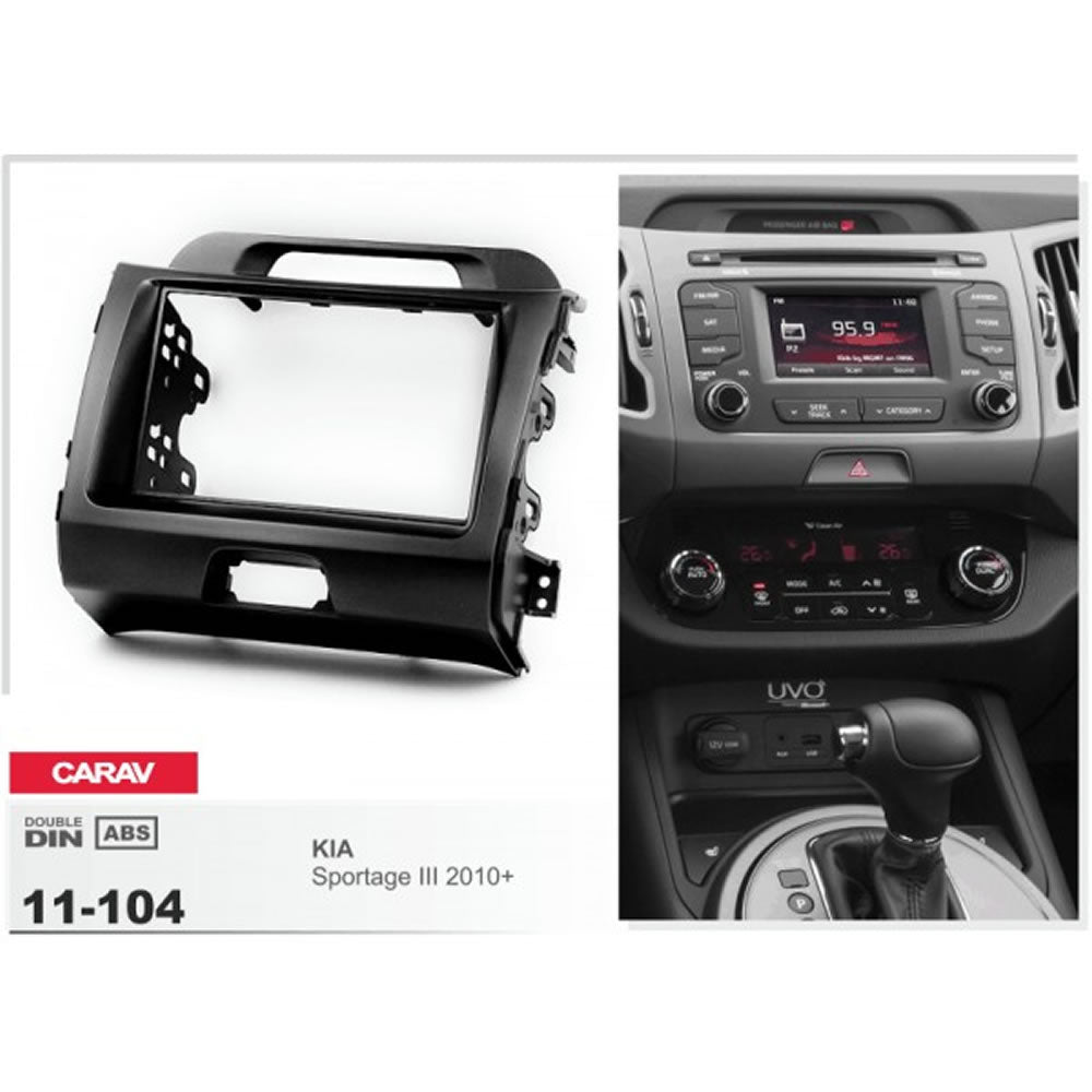 Carav 11-104 KIA Sportage In-Dash Car audio installation kit (Radio Trim)