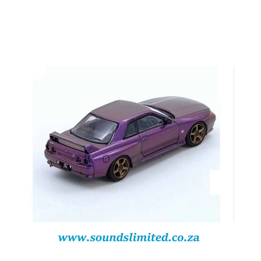 Inno64 Models Nissan Skyline GT-R (R32) RHD Midnight Purple Metallic "Australian Special Edition" IN64-R32-MP-AS