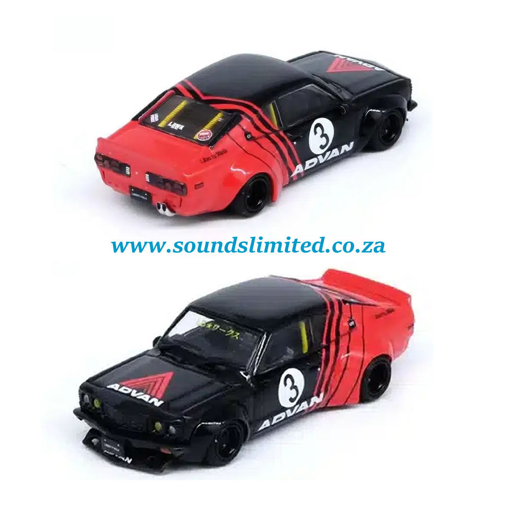 Inno64 Models 1/64 LBWK RX-3 Savanna ADVAN LIVERY - IN64-LBWKRX3-02