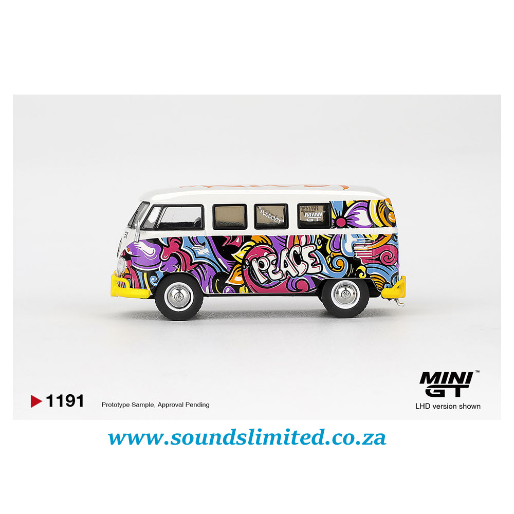 Mini GT #1191 Volkswagen T1 Microbus Mizu Design