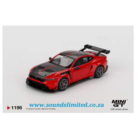 Mini GT #1196 Ford Mustang GTD Race Red Blister