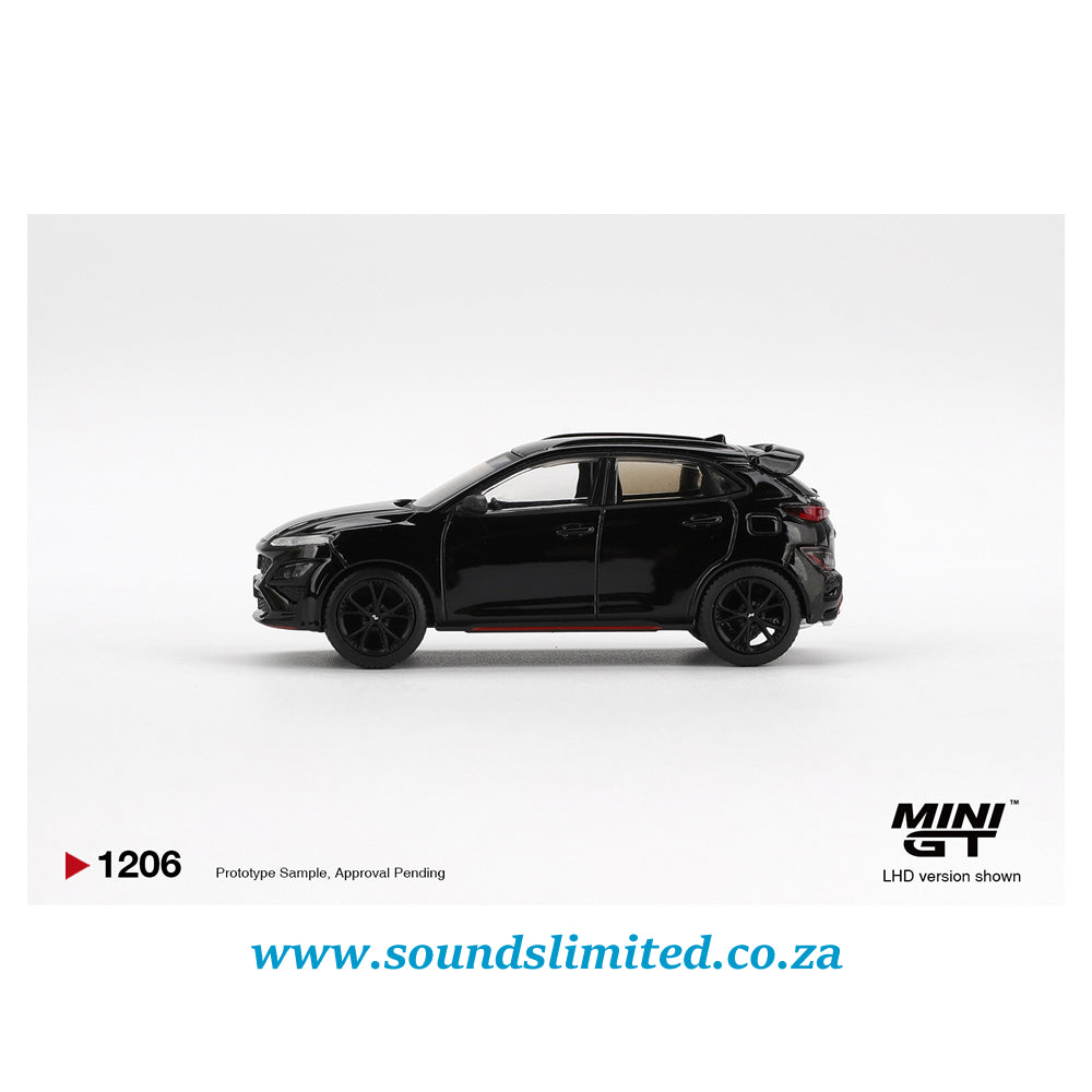Mini GT #1206 Hyundai KONA N Phantom Black - Korea Exclusive
