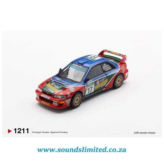 Mini GT #1211 Subaru Impreza WRC98 #17 2000 Rally New Zealand Blister