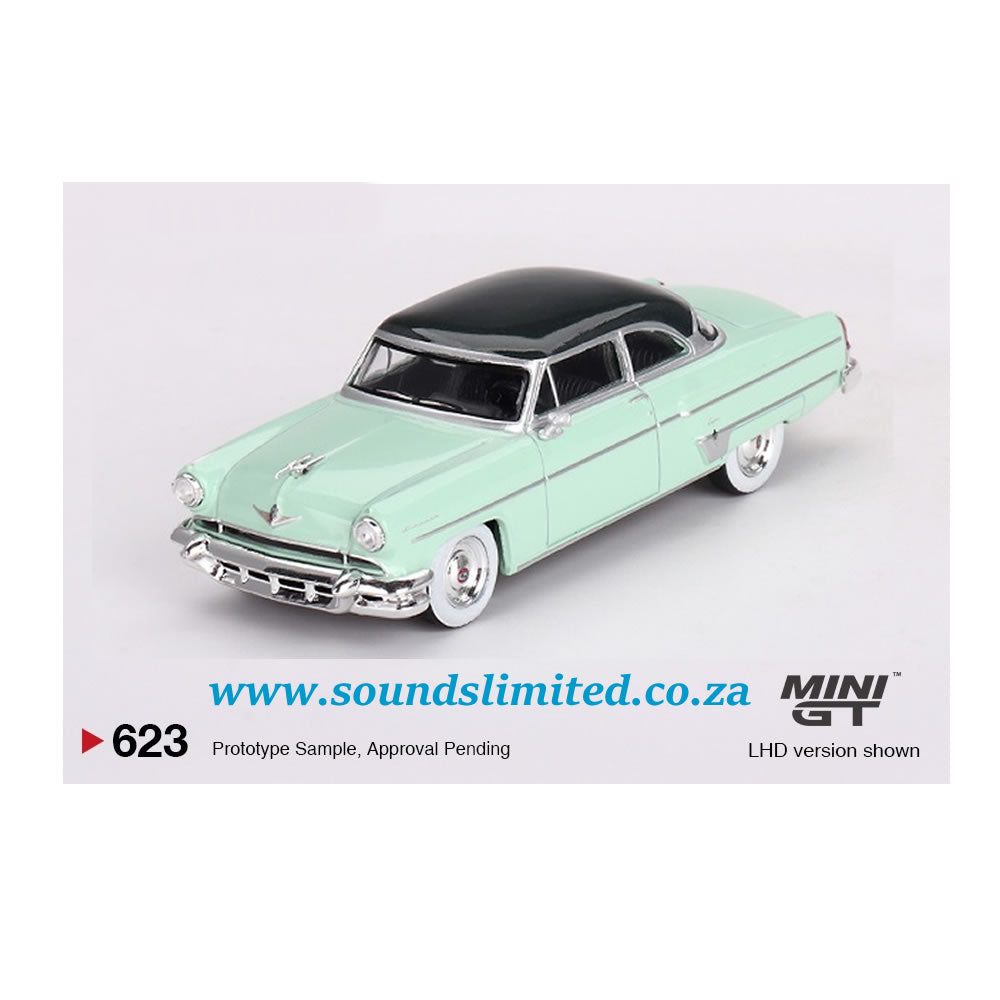 Mini GT #623 1/64 Lincoln Capri 1954 Parklane Green