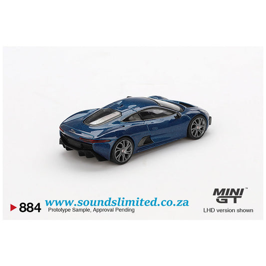 Mini GT #884 Jaguar C-X75 Blue