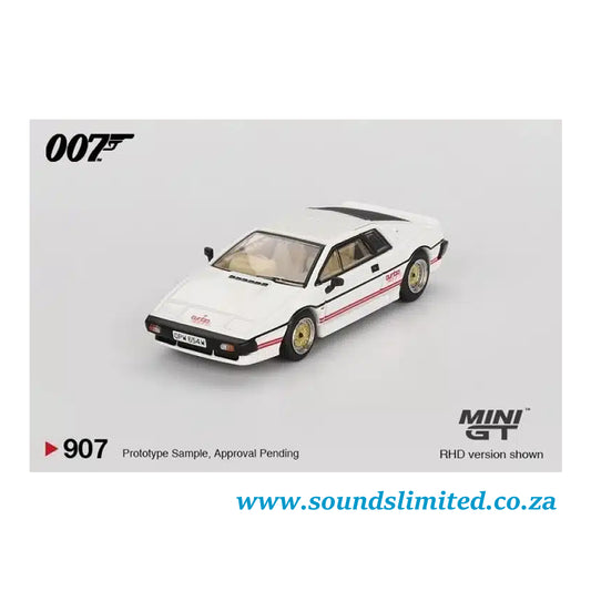 Mini GT No.907 Lotus Esprit Turbo 007 “FOR YOUR EYES ONLY” English Blister Packaging MGT00907-007E - James Bond - #907