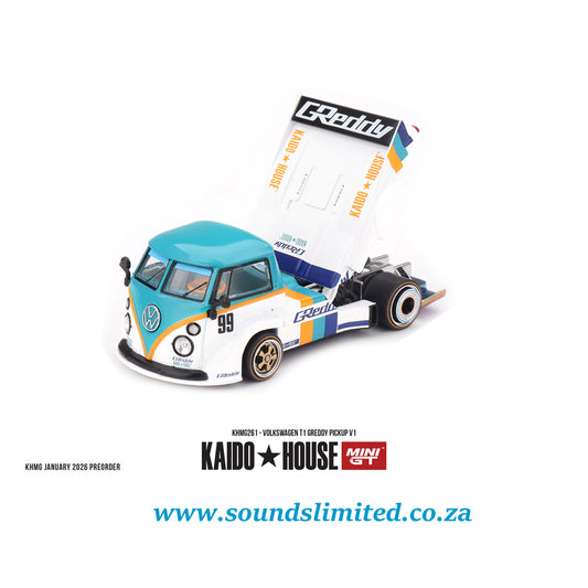 Mini GT x Kaido House Volkswagen T1 Pickup Bundle