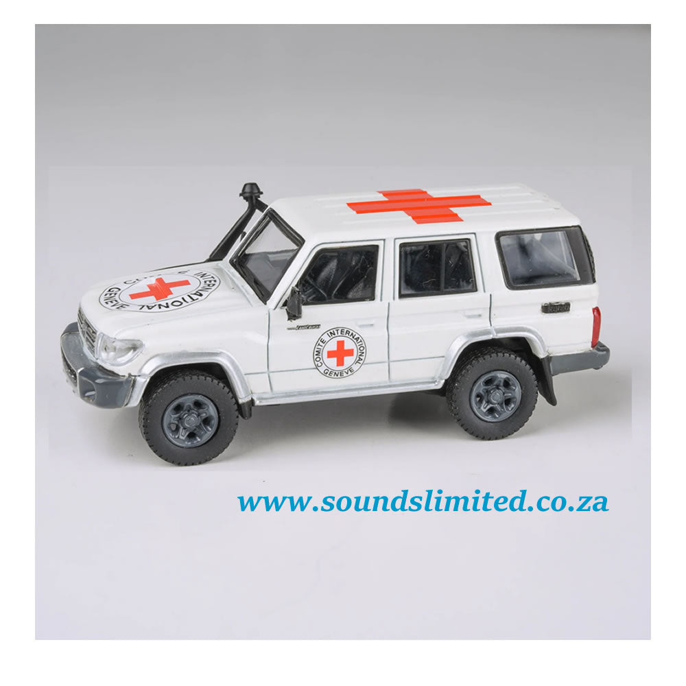 Para64 1/64 Toyota 2014 Land Cruiser 76 IRC Livery Para64 Red Cross - PA55318