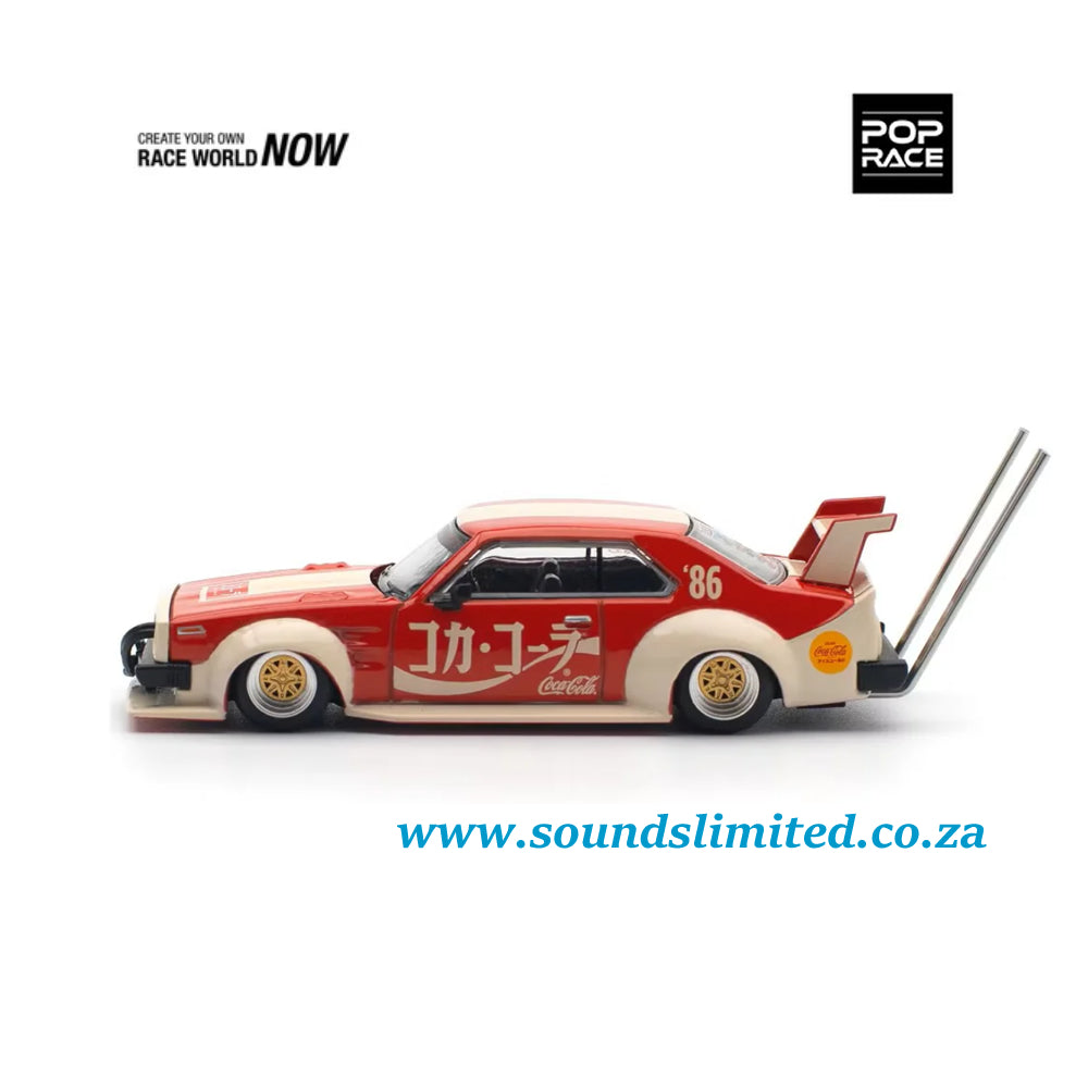 Pop Race Skyline GT-R V8 Drift "Hakosuka" Coca Cola Japan PR64-135