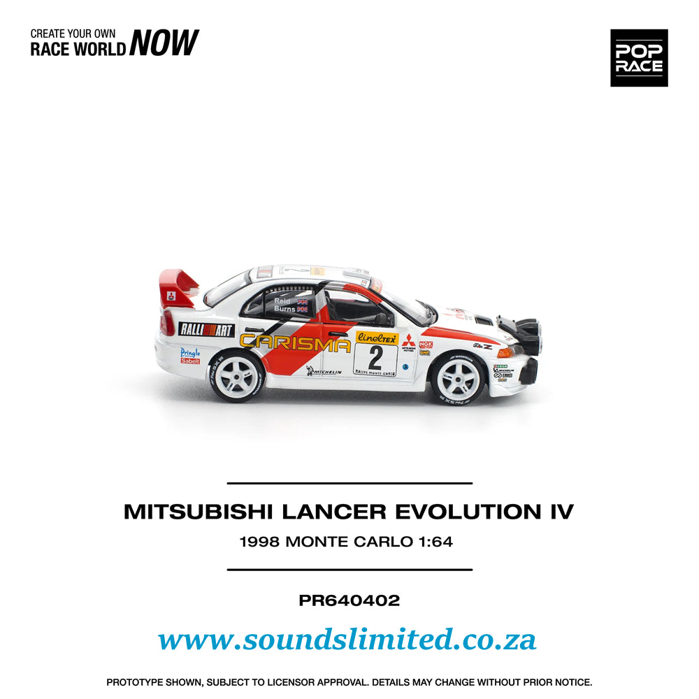 Poprace Mitsubishi Lancer Evolution IV 1998 Monte Carlo Rally PR640402
