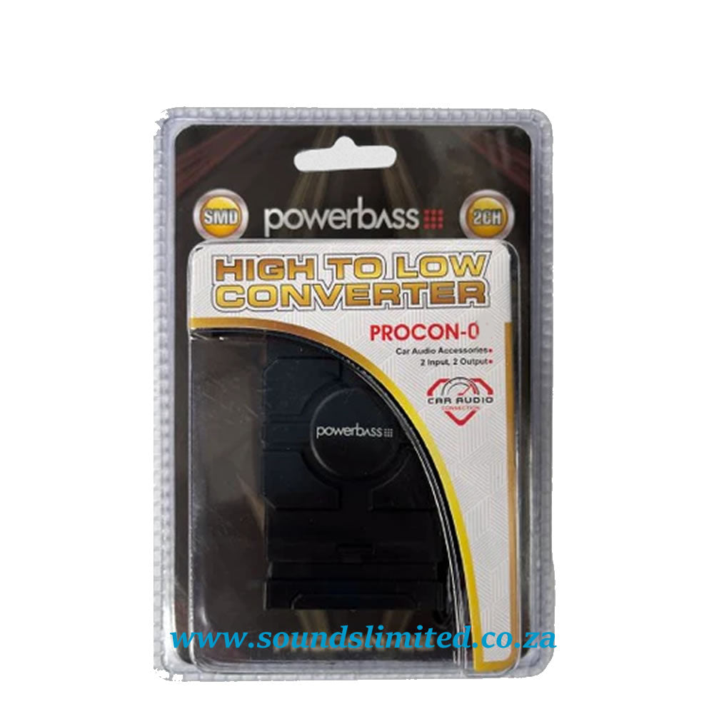 Powerbass PROCON-04 Pro Line Out Convertor 4 Channel - Hi / Low