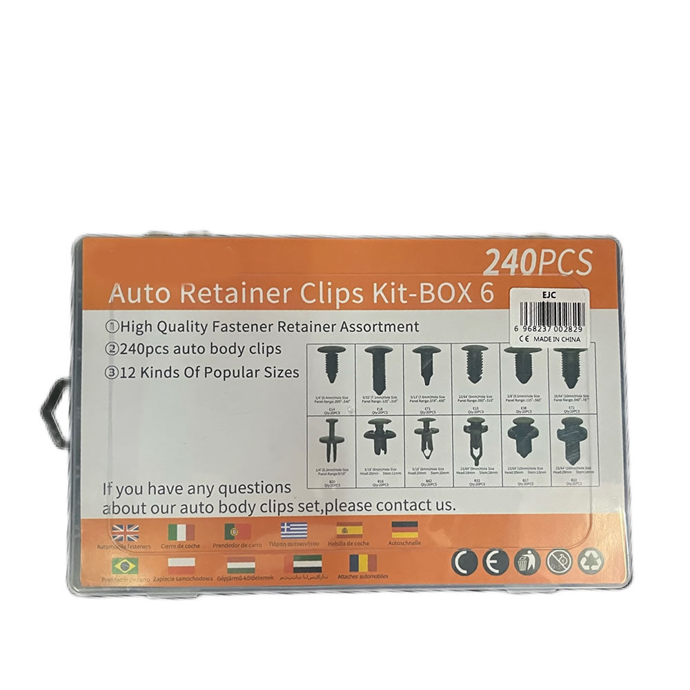 SL Box 6 240pcs Auto Retainer Panel Clips