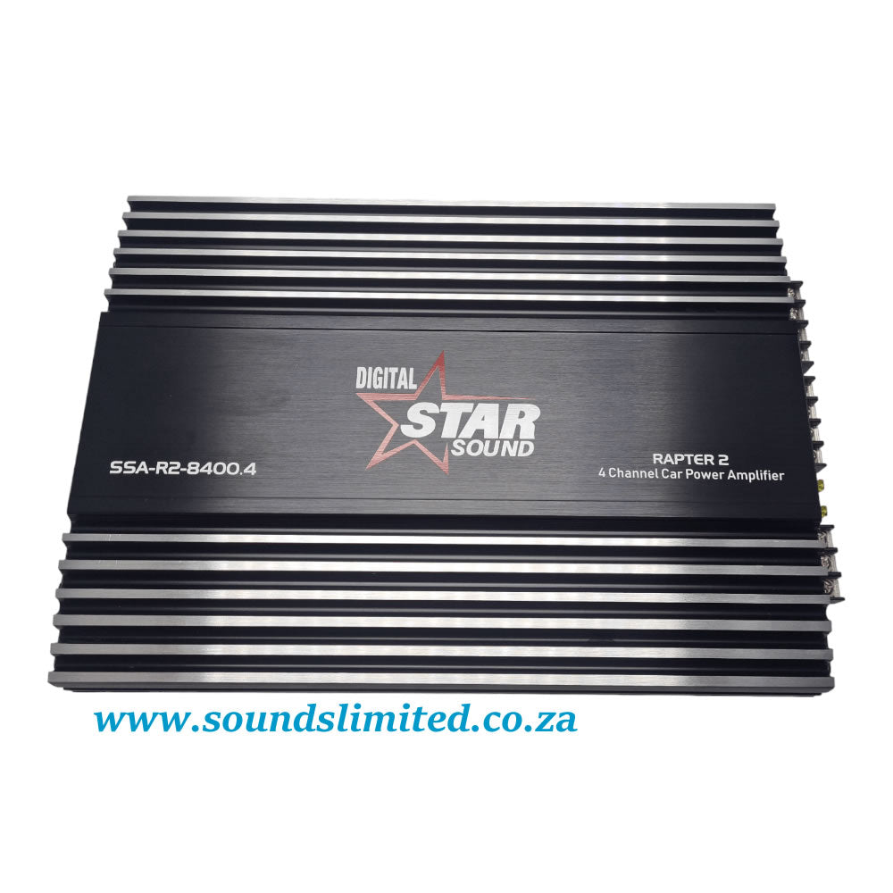 Starsound SSA-R2-8400.4 Rapter 2 - 8400W 4 Channel Car Power Amplifier