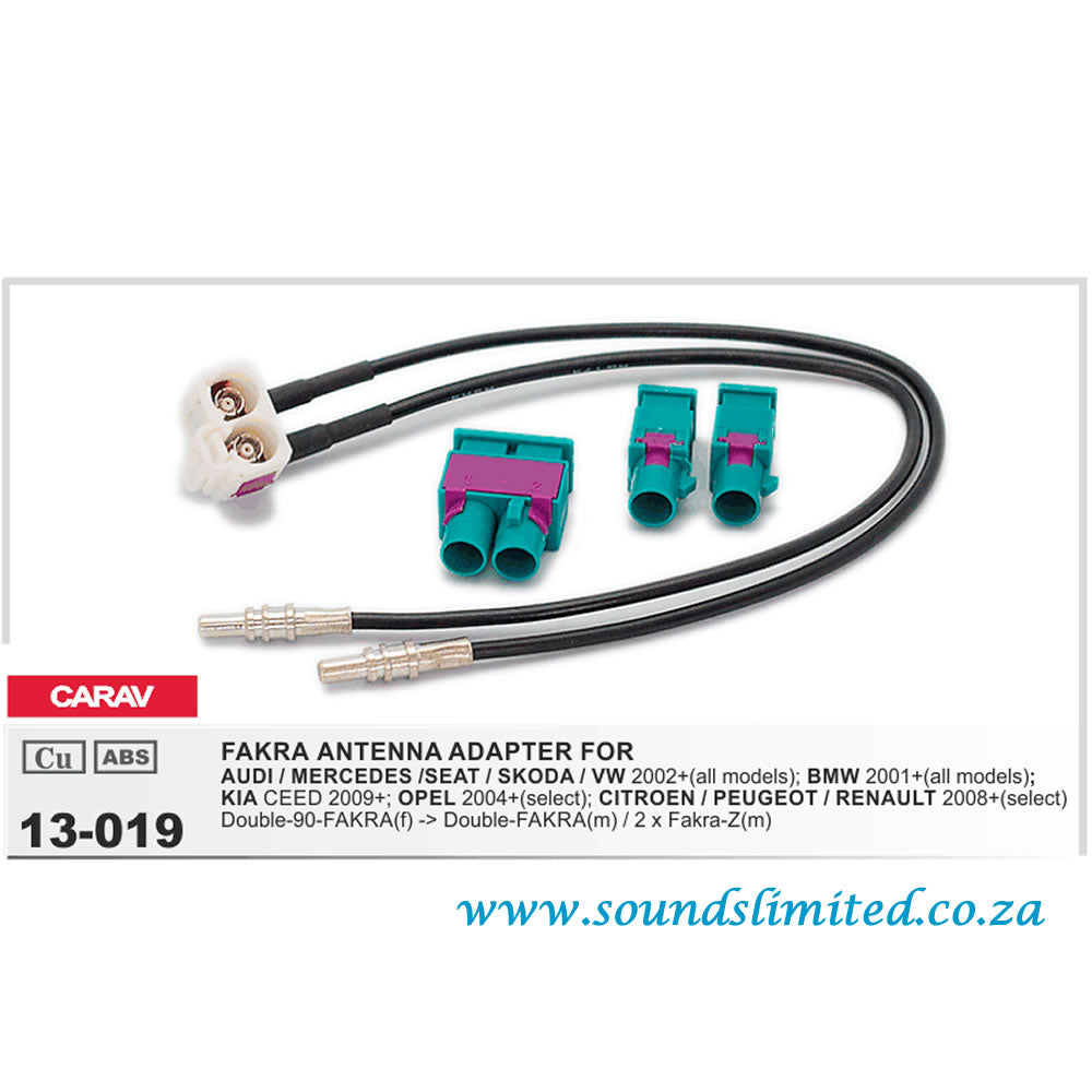 Carav 13-019 Merc, Seat, VW, Opel, Kia, Renault antenna / aerial adapter for car audio installation