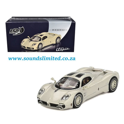 BBR Models 1/64 Pagani Utopia Presentation Grigio Rinascimento BBRDIE6430