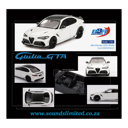 BBR Models Alfa Romeo Giulia GTA 2020 White BBRDIE6425