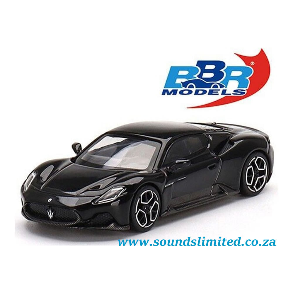 BBR Models Maserati MC20 (Nero Enigma Black) Diecast Model BBRDIE6402 1:64