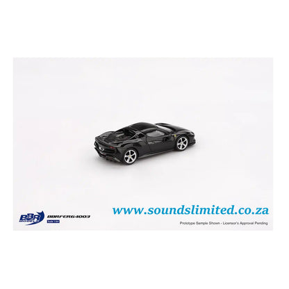 BBR Models Ferrari 296 GTB Nero Daytona BBRFER64003