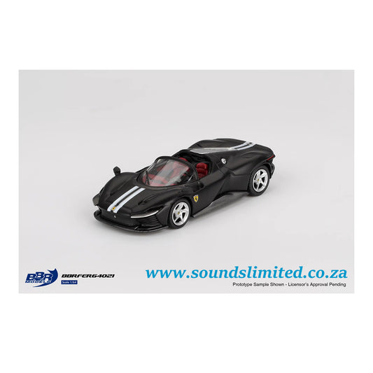BBR Models Ferrari Daytona SP3 Matt Black BBRFER64021