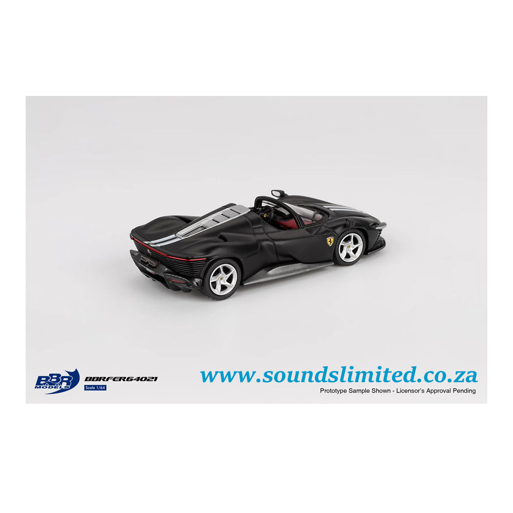 BBR Models Ferrari Daytona SP3 Matt Black BBRFER64021