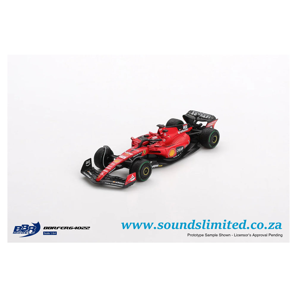 BBR Models Ferrari SF23 #16 C Leclerc 2023 Monaco GP BBRFER64022