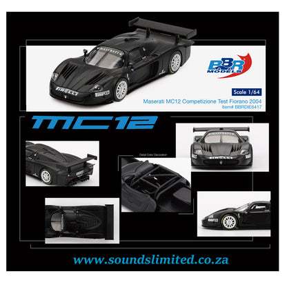 BBR Models Maserati MC12 Competition Test Fiorano 2004 BBRDIE6417