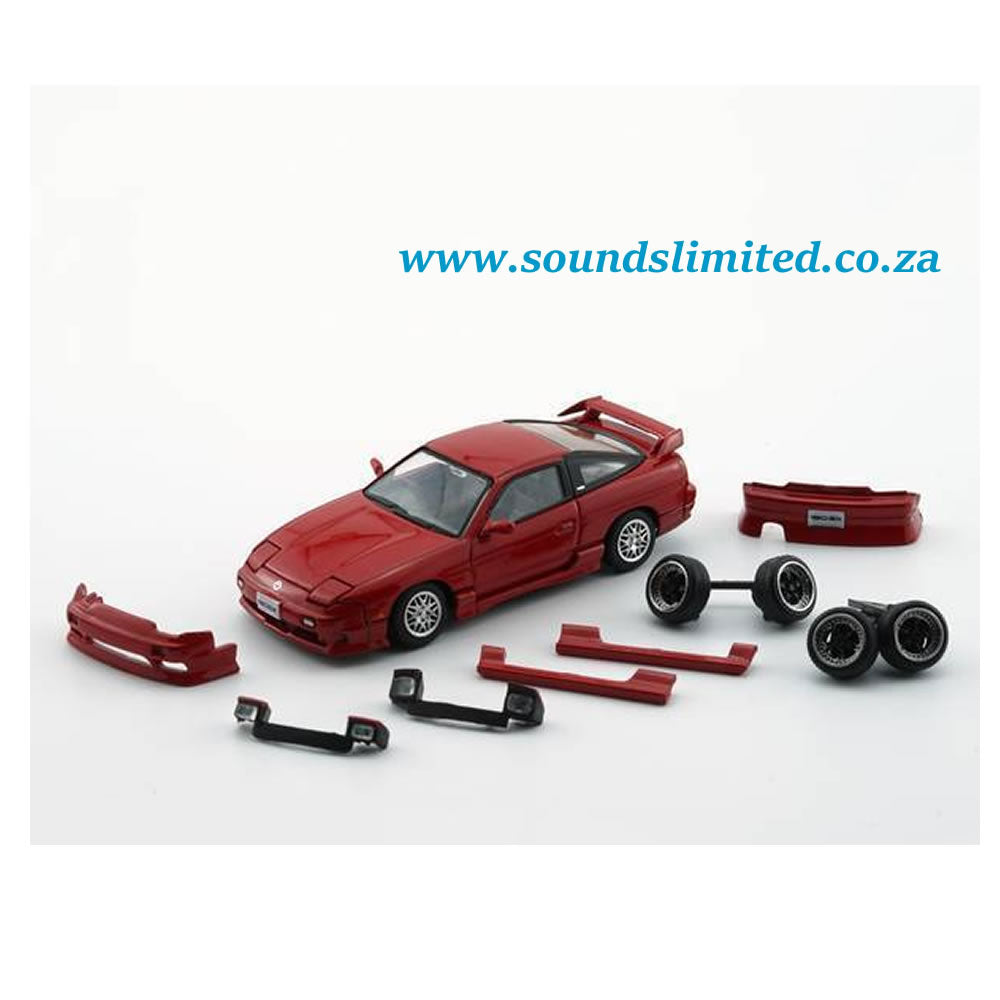 BM Creations 1/64 Die-cast Car Nissan Silvia 180SX RED (RHD) 64B0305