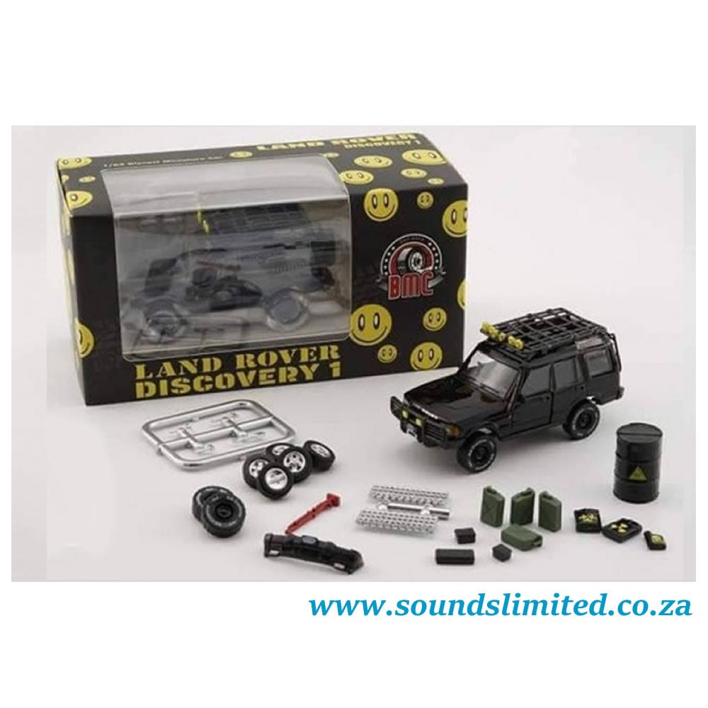 BM Creations 1/64 64B0204 Land Rover 1998 Discovery1 Black RHD