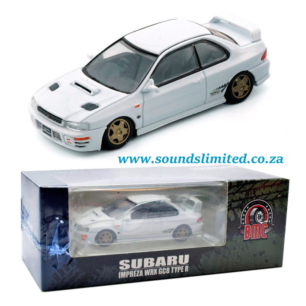 BM Creations Subaru Impreza WRX GC8 Type R White (1/64) 64B0231