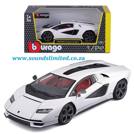 Bburago B18-21102 Lamborghini Countach LPI 800-4 White 1/24
