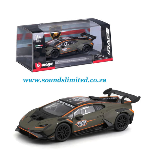 Bburago Race Lamborghini Huracan Super Trofeo EVO2 #63 1/43 18-38305