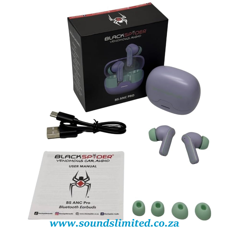 Blackspider BSE002 ANC Pro Bluetooth Earbuds