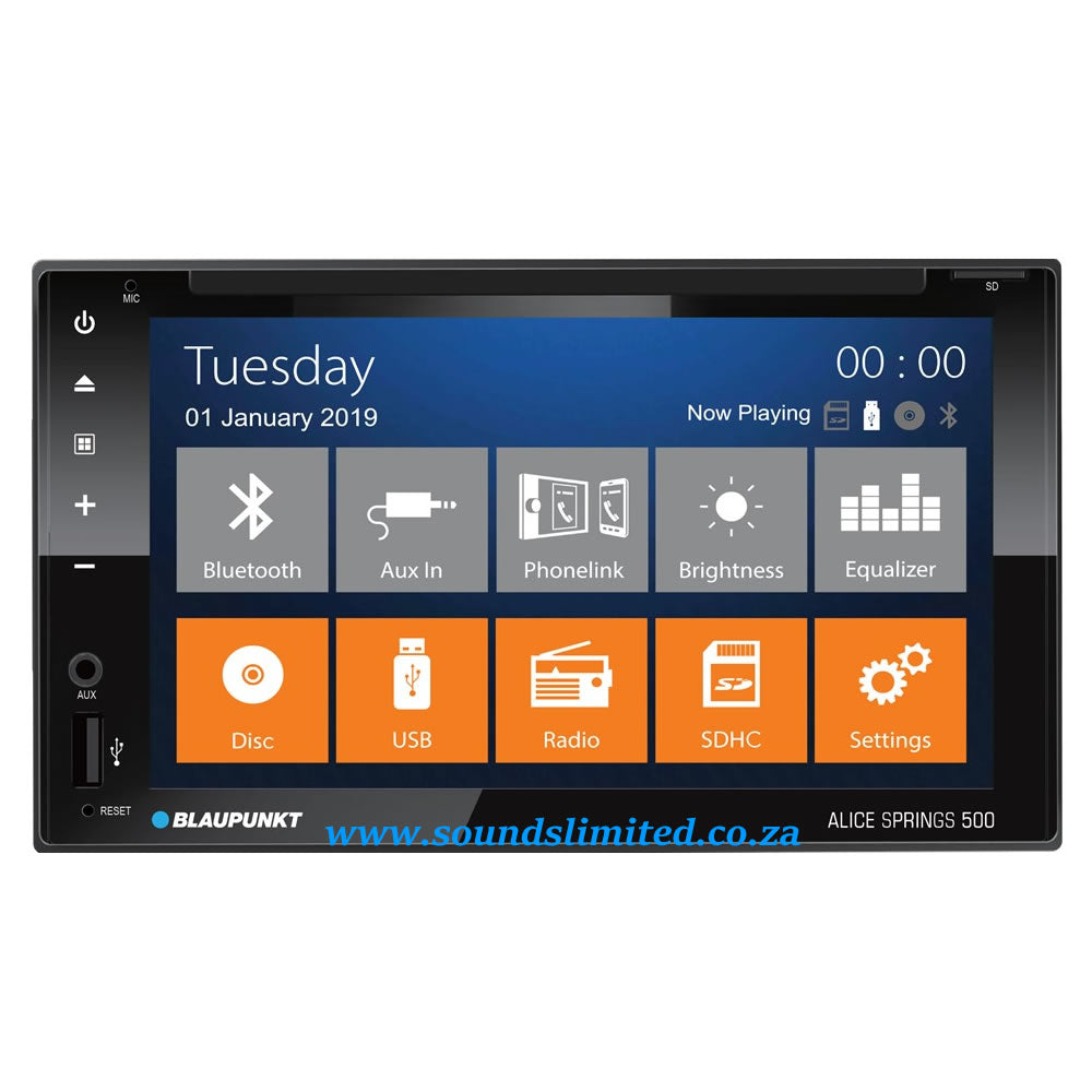 Blaupunkt ALICE SPRINGS 500 6.2 inch • Capacitive Touch Screen • Phonelink • Bluetooth