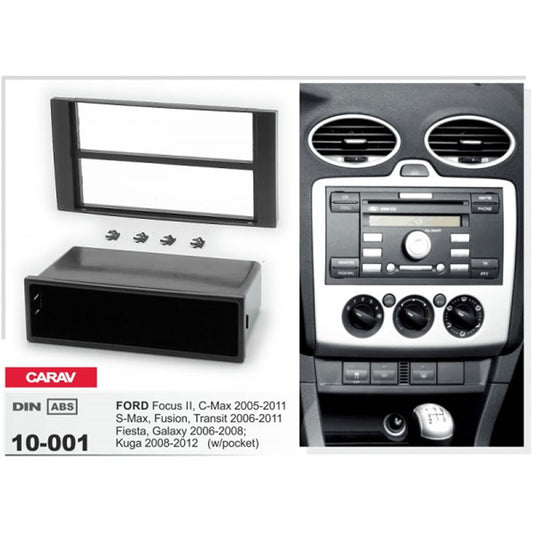 Carav 10-001 Ford Focus, Fiesta In-Dash Car audio installation kit