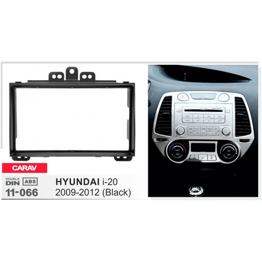 Carav 11-066 Hyundai i-20 In-Dash Car Radio Trimplate