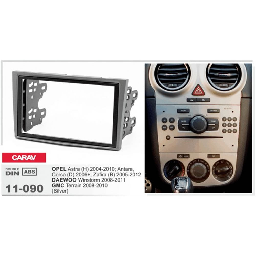 Carav 11-090 Opel Corsa, Astra, Zafira In-Dash Car audio installation kit (Radio Trim)