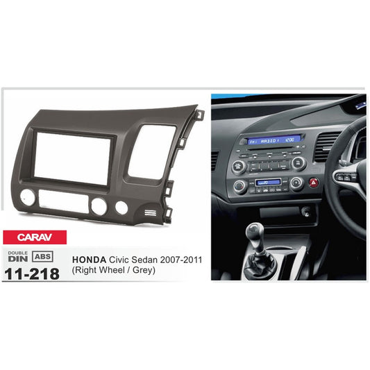 Carav 11-218 Honda Civic In Dash Car Radio Trimplate