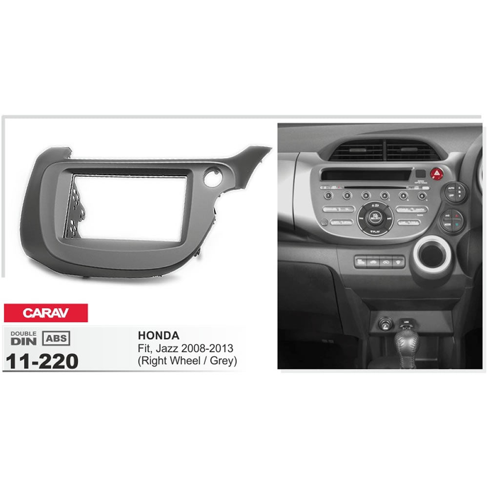 Carav 11-220 Honda Fit, Jazz In Dash Car Radio Trimplate