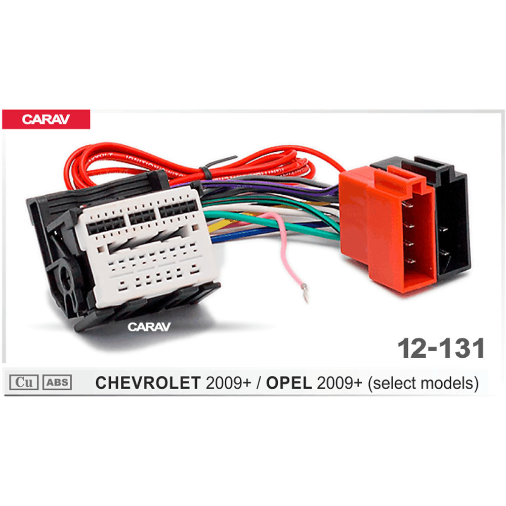 Carav 12-131 Chev, Opel ISO F Harness for Car Audio Installation