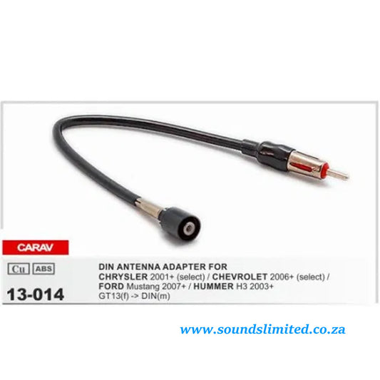 Carav 13-014 Chev, Hummer Antenna Adapter for Car Audio Installation