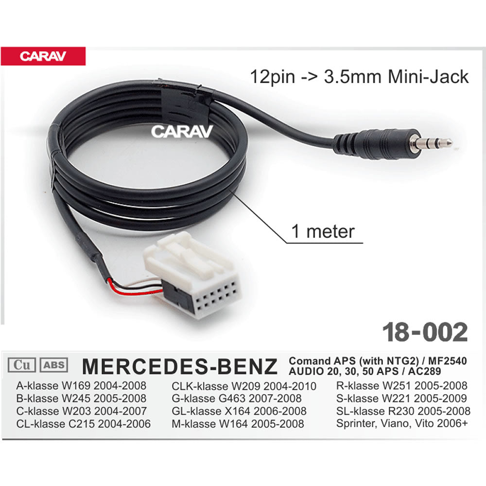 Carav 18-002 - Aux Adapter for Merc