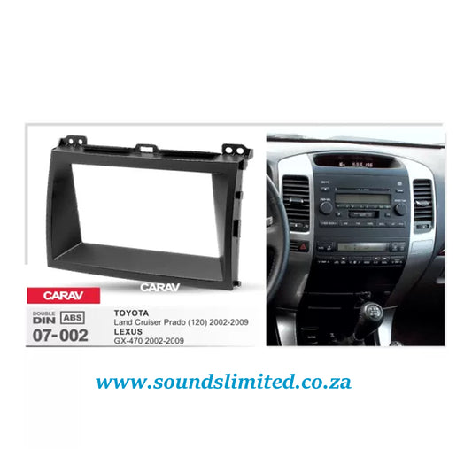 Carav 07-002 Toyota Land Cruiser Prado In-Dash Car audio installation kit (Radio Trim)