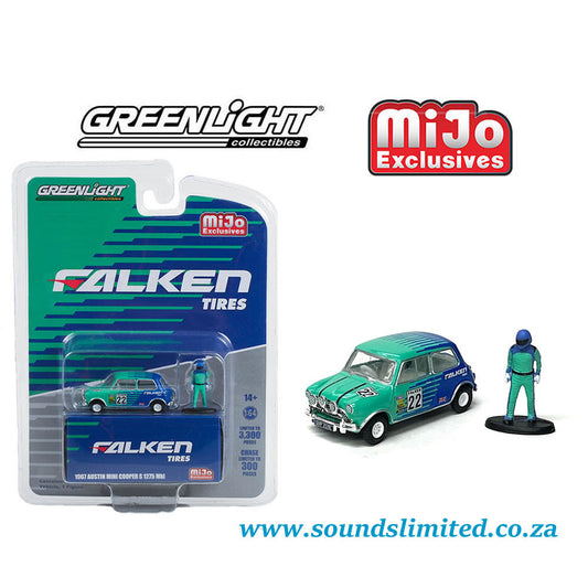 Greenlight 1967 Austin Mini Cooper S 1275 with Figure - Limited 3,300 - #51454
