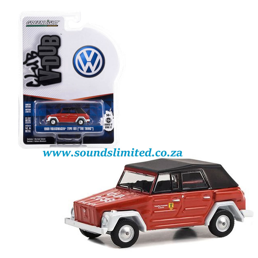 Greenlight 36080-D 1969 Volkswagen Type 181 (The Thing) Red