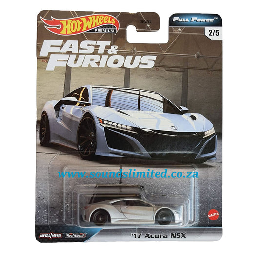 Hot Wheels Fast and Furious - Premium ‘17 Acura NSX