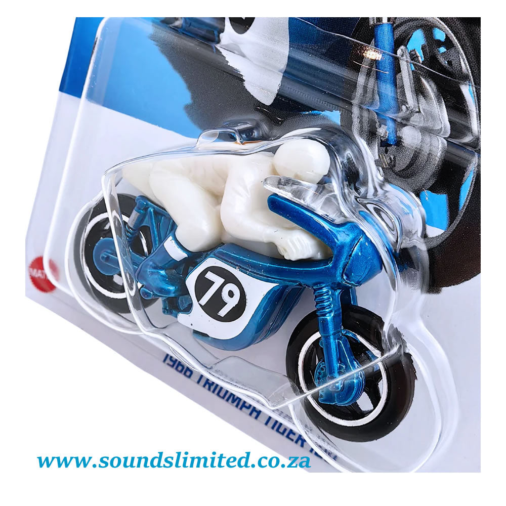 Hot Wheels 1966 Triumph Tiger 100 Factory Fresh HTD43