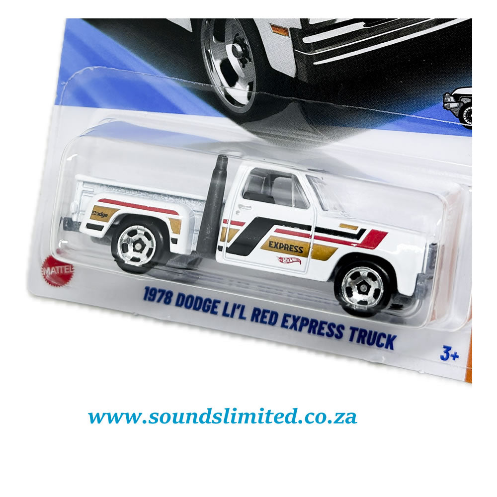 Hot Wheels 1978 Dodge LI'L Red Express Truck JBB03 Long Card
